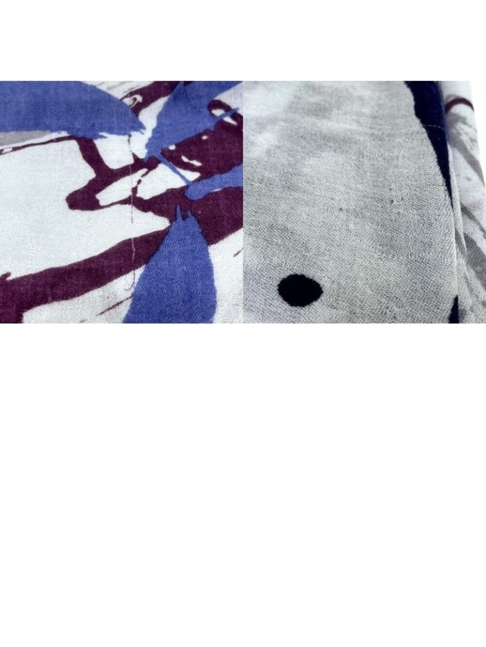 Chanel Shawl No5 Perfume Cashmere Blue - Picture 9 of 9